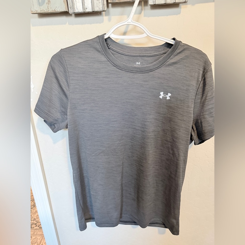 Under Armour Men's Charcoal Short Sleeve Tee